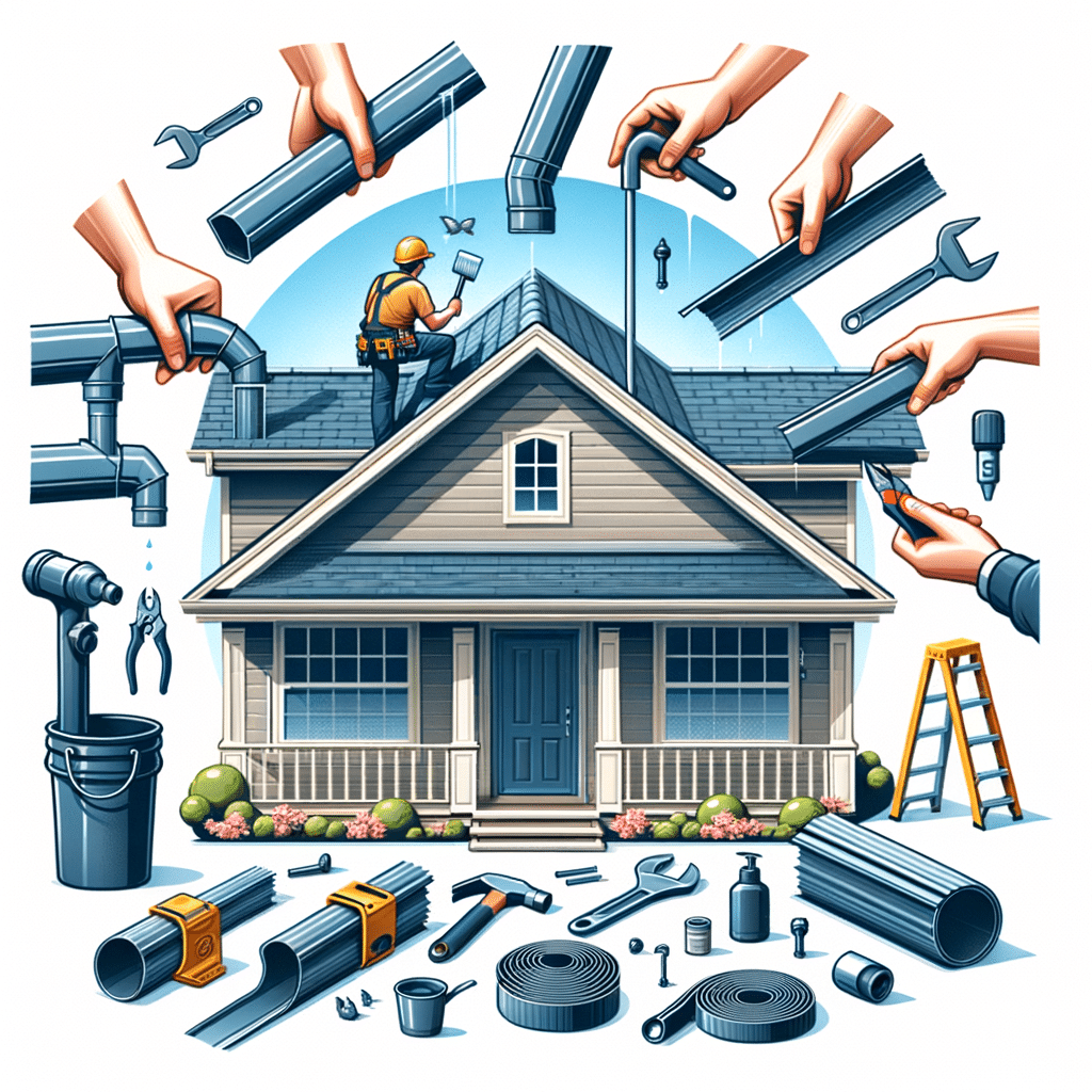 Clodine seamless gutter installations