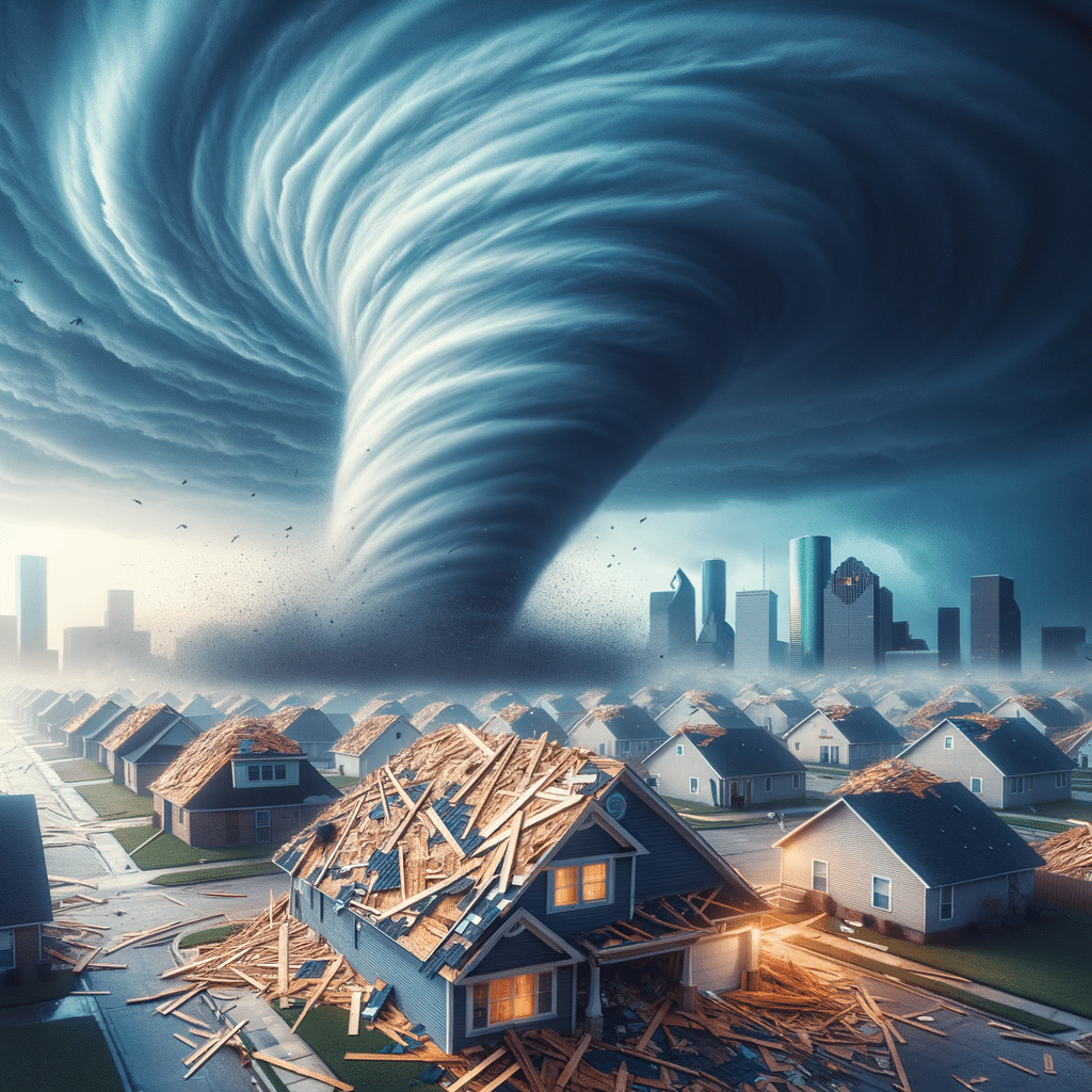 houston tornado new roof quick installation